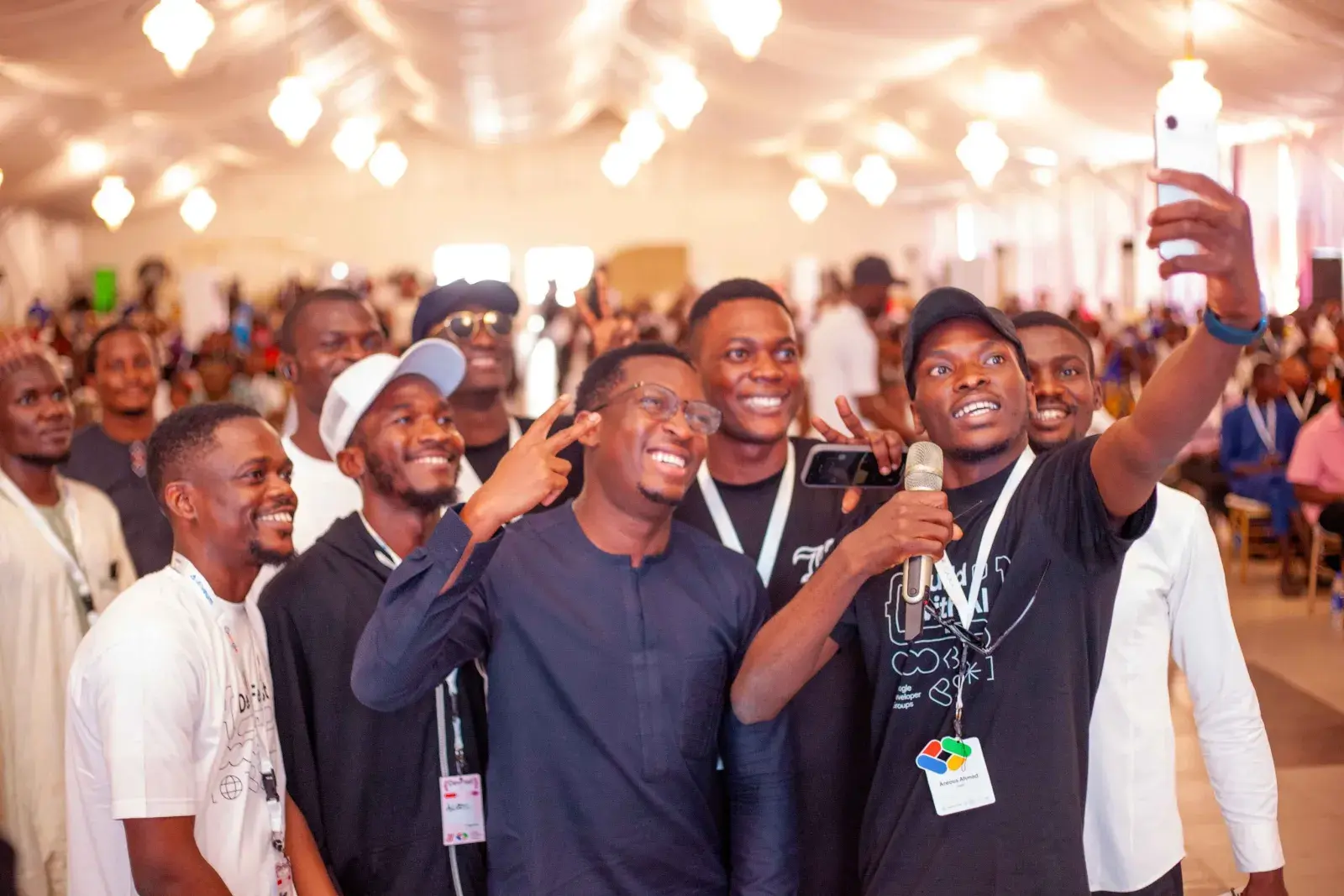 DevFest Ilorin attendees posing together