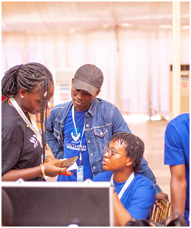 Team Collaboration Around Laptop
