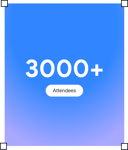 3000+ Attendees Card